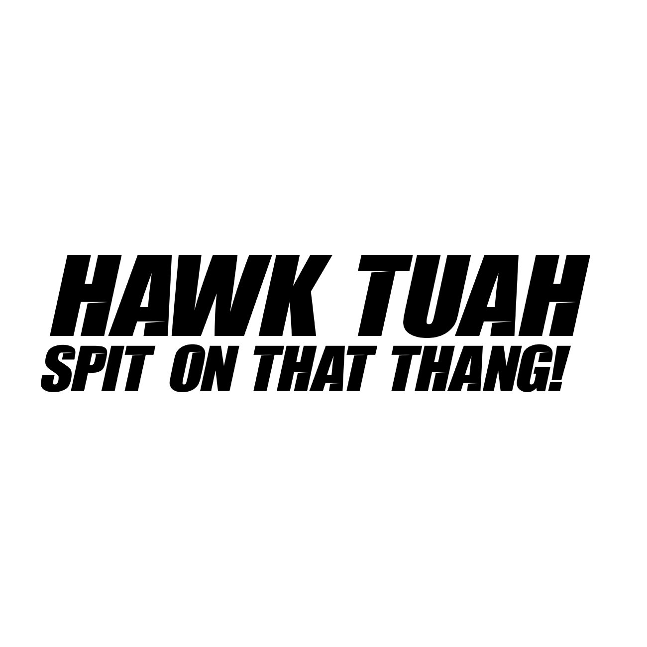 Hawk Tuah Spit On That Thang Vis Alle Stickers Foliegejl Dk