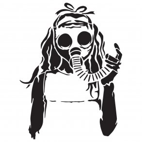 Girl with gasmask