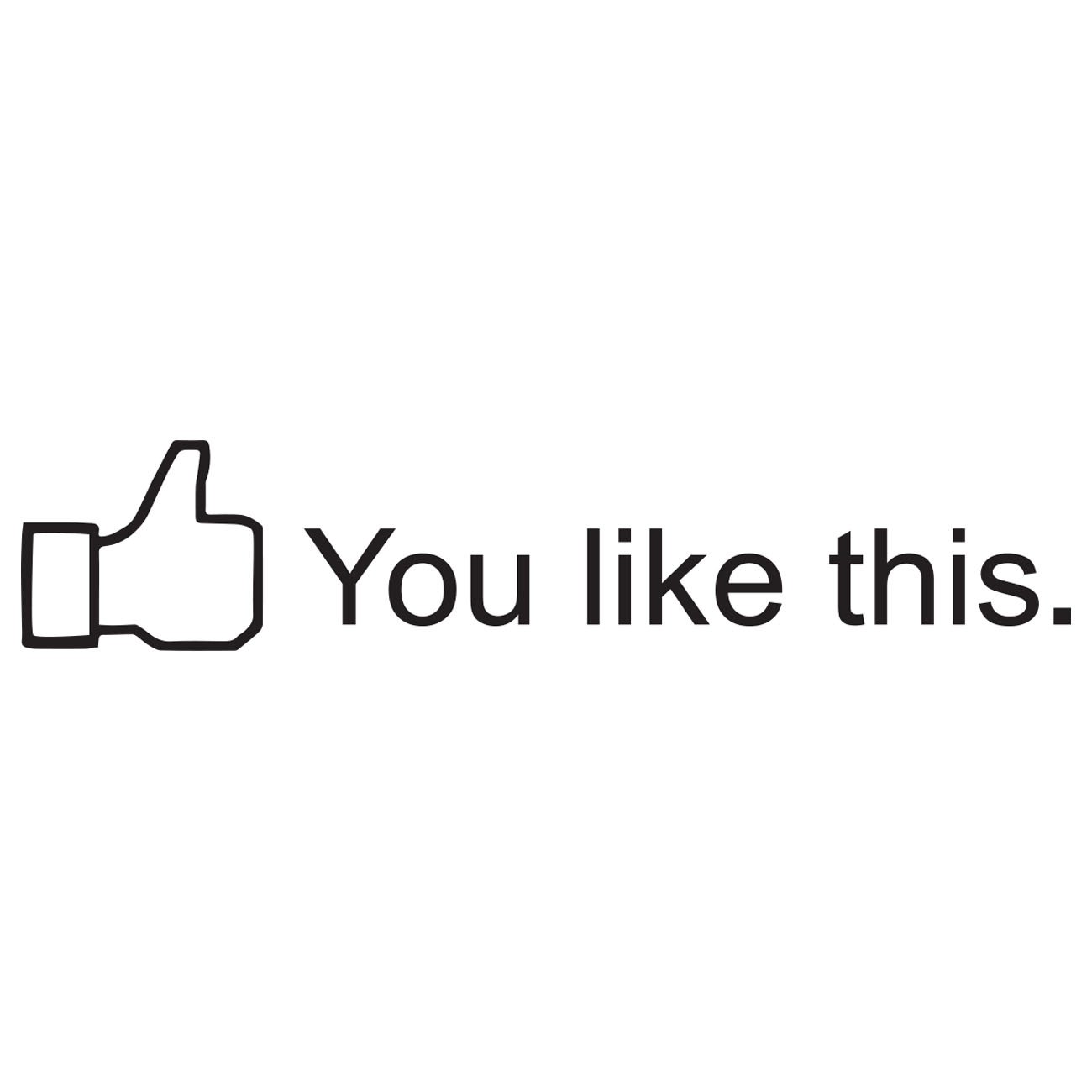 You like this - Facebook hand
