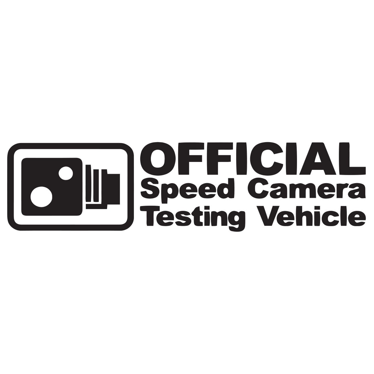 Official speed camera testing vehicle
