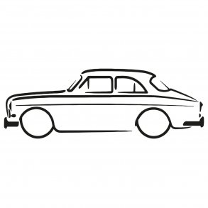 Volvo amazon silhuet