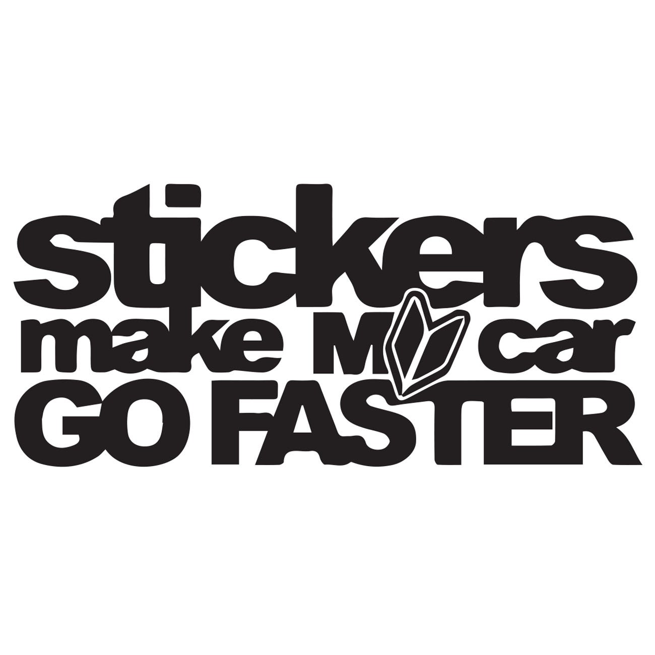 Stickers makes my car go faster