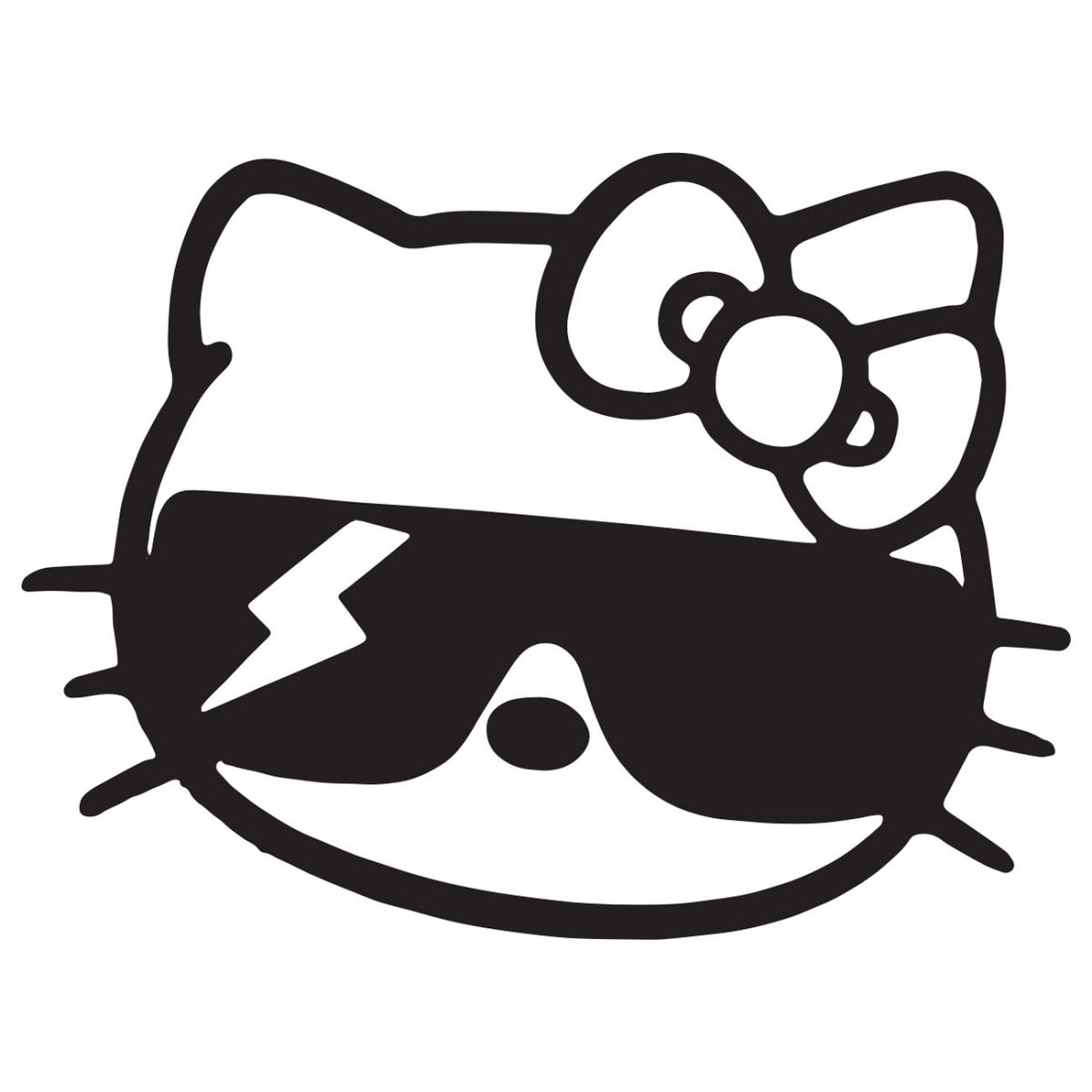 tilpasningsevne naturlig Kvittering Hello kitty - sunglasses - Vis alle stickers - FolieGejl.dk