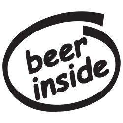 Beer inside