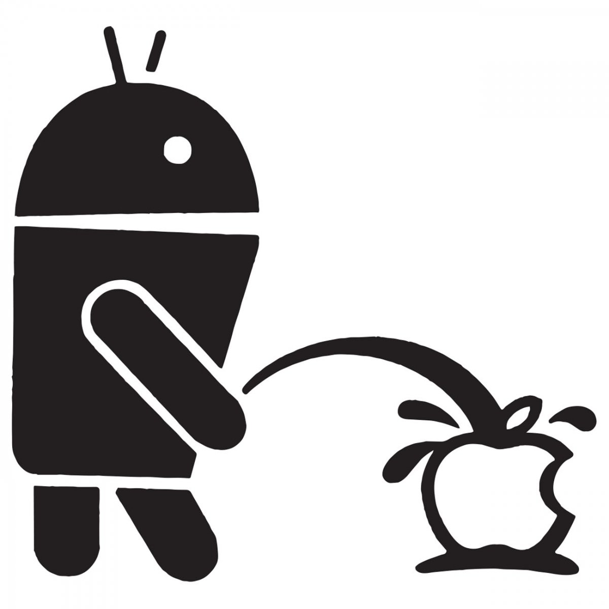 Наклейки андроид. Android piss Apple. Наклейка (стикер) андроид. Заставка андроид ссыт на яблоко. 4к картинки андроид ссыт на яблоко.