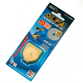 Olfa klinger til rulleskrer 28mm - 2 stk.