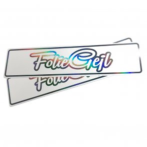 Showplader - Hvid alu - 2 Alm.