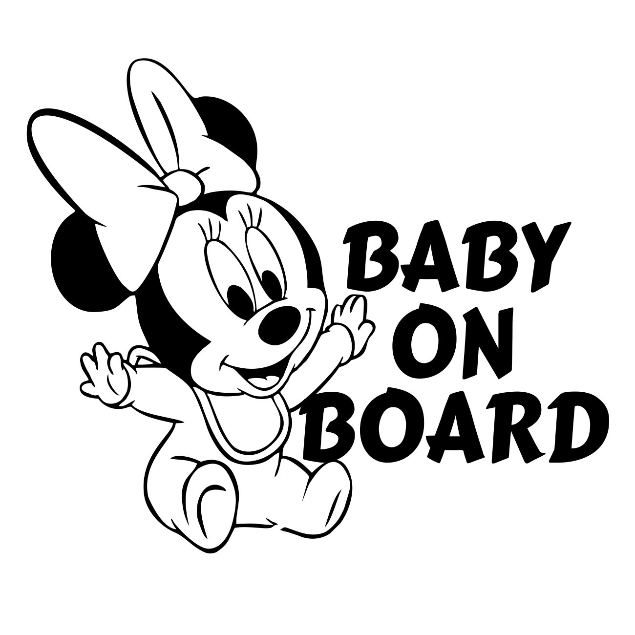Baby On Board Minnie