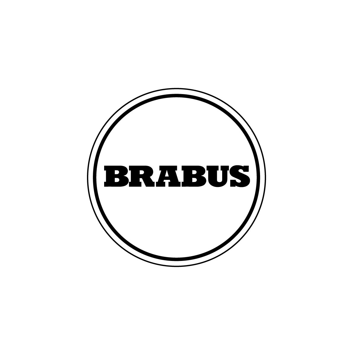 Brabus - Centerkapsel folie