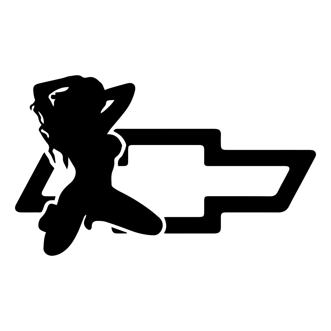 chevrolet logo girl