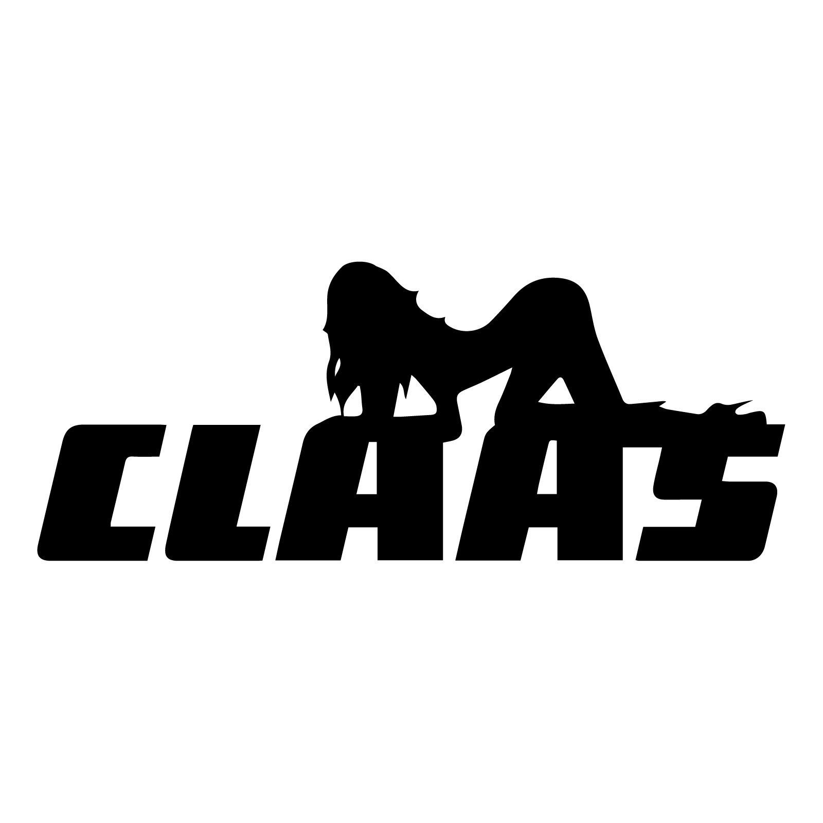 Claas logo with girl