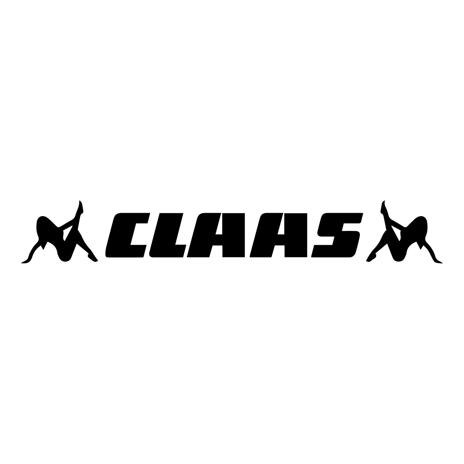 Claas logo with girls