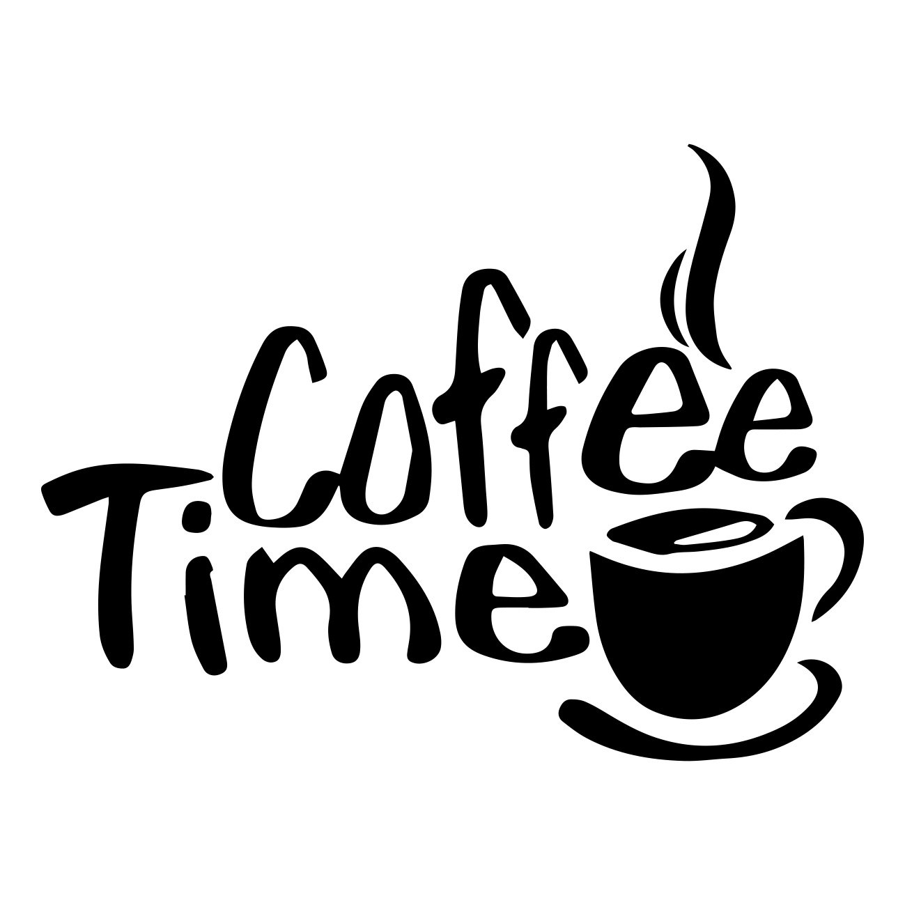 Coffee time - Wallsticker