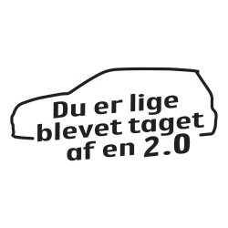 du er lige blevet taget af en 20 - Golf 4