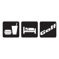 eat sleep golf