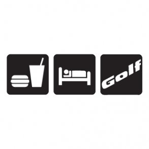 eat sleep golf