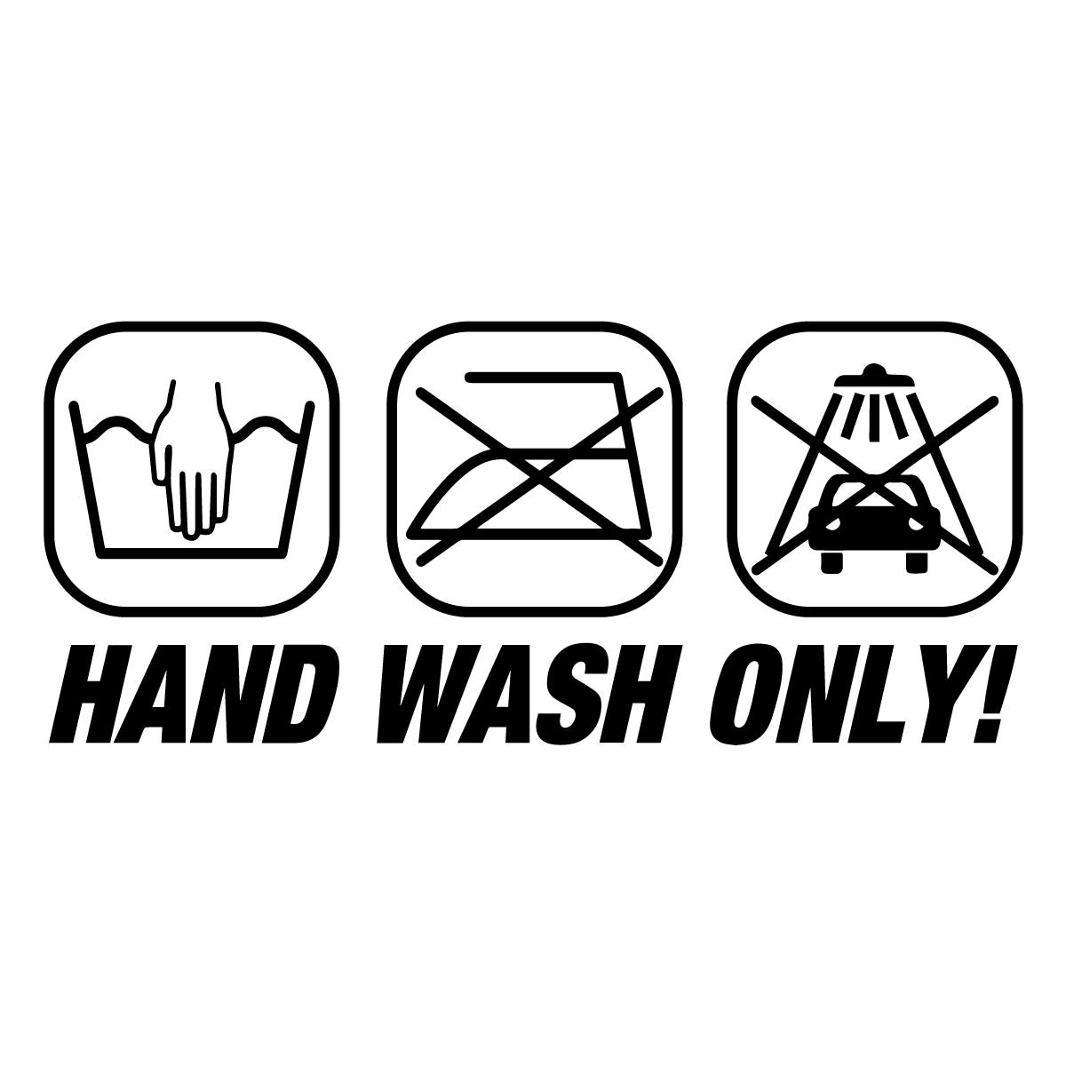 Hand wash only3 
