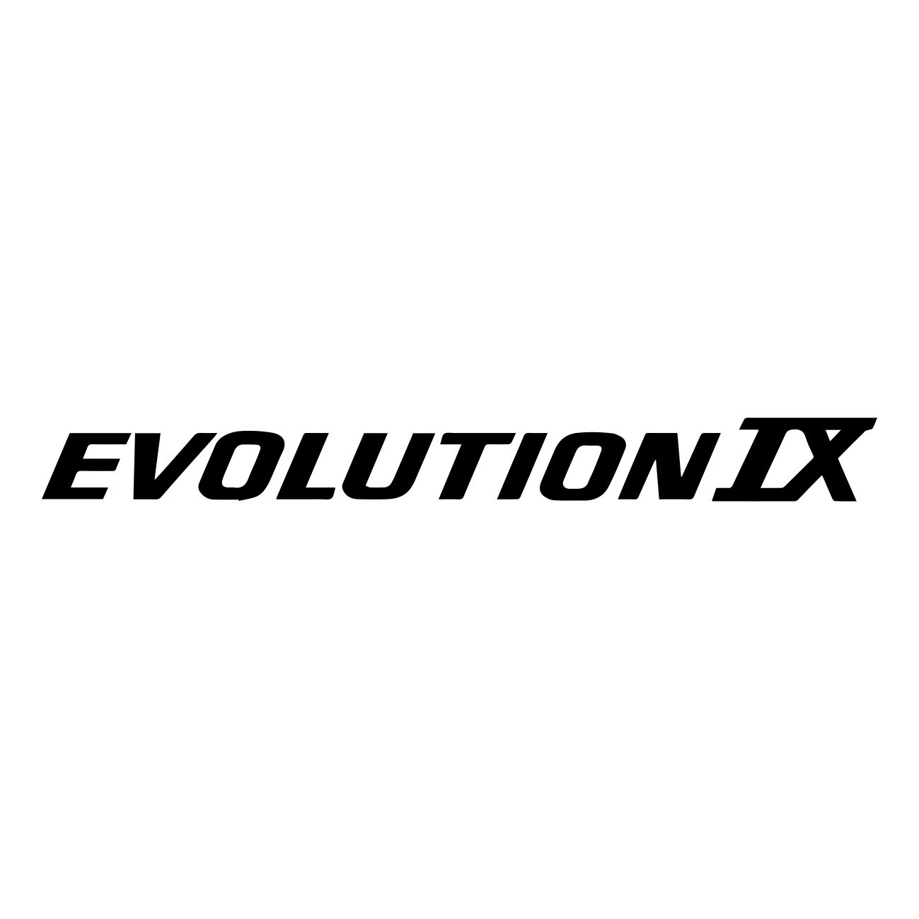 mitsubishi evolution ix logo