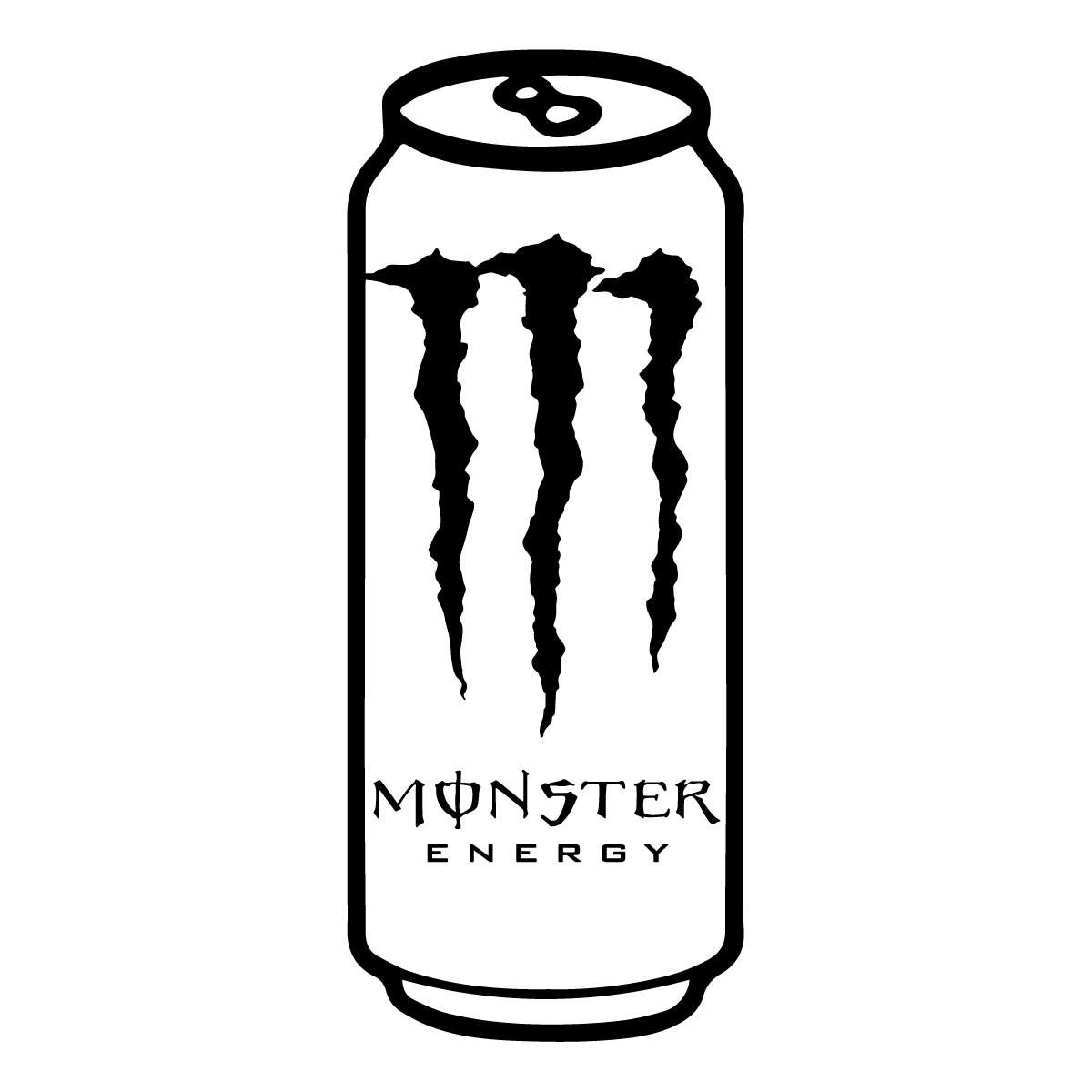 Monster Energy Can Vis alle stickers FolieGejl.dk
