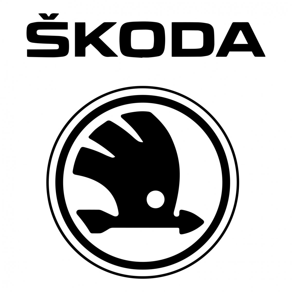 skoda logo3 - Vis alle stickers - FolieGejl.dk