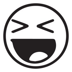 smiley laughing