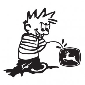 steen pisser paa john deere