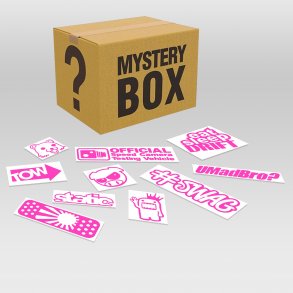 10 stk assorteret stickers - Pink