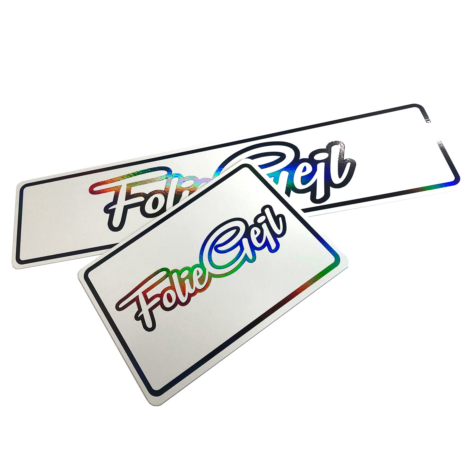 Showplader - Hvid alu - 1 Alm. / 1 US