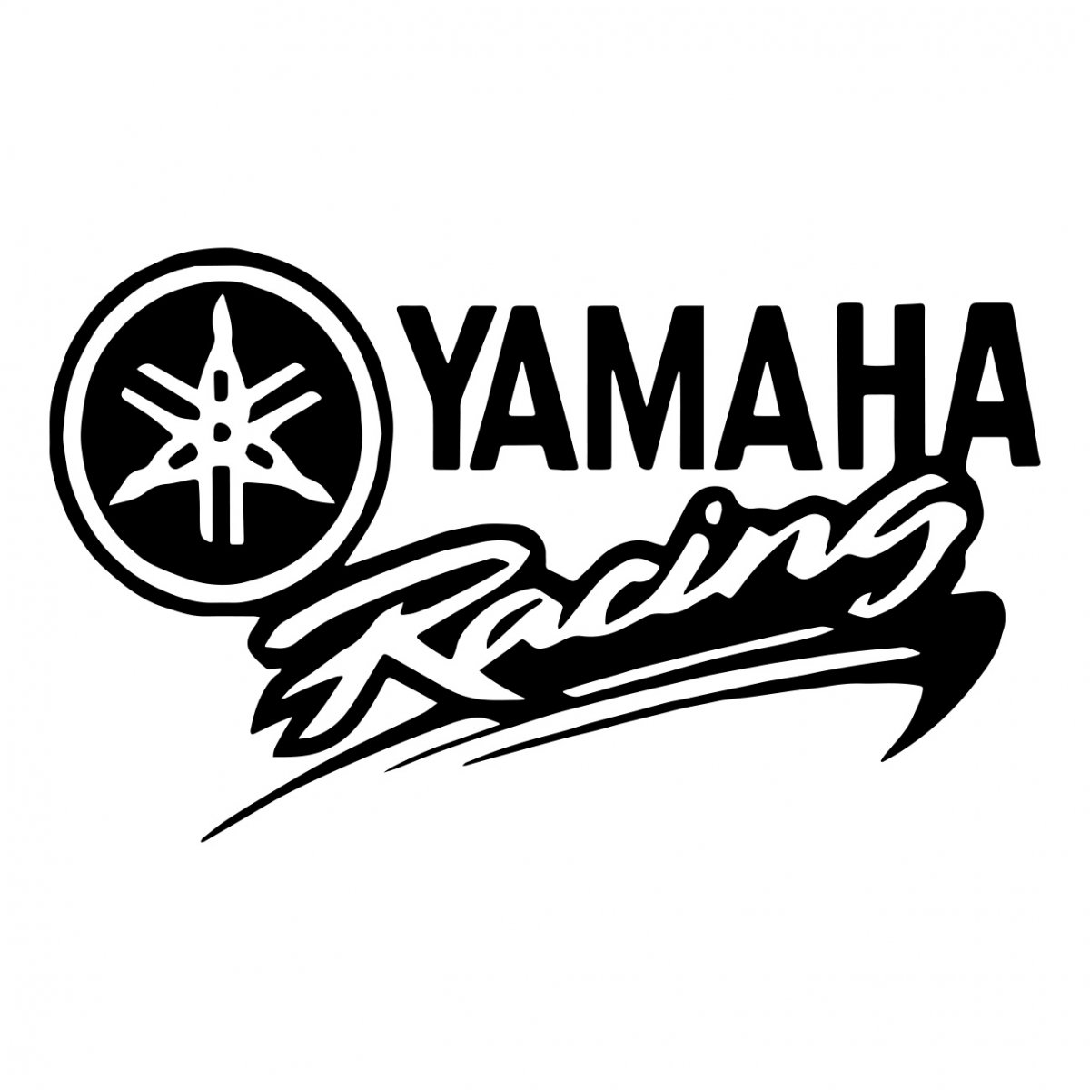 SIGN EVER Yamaha Racing Logo Stickers for Fzs Rx100 R15 Fazer Sides  Mudguard Decal Vinyl L x H 11.00 Cm x 5.00 Cm Pack of 2 : Amazon.in: Car &  Motorbike